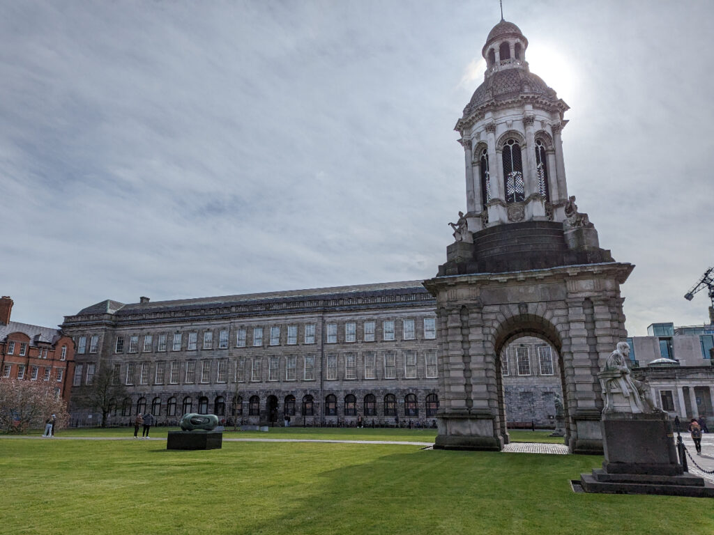 Trinity College has a large campus in Dublin that is filled with Neoclassical Architecture.