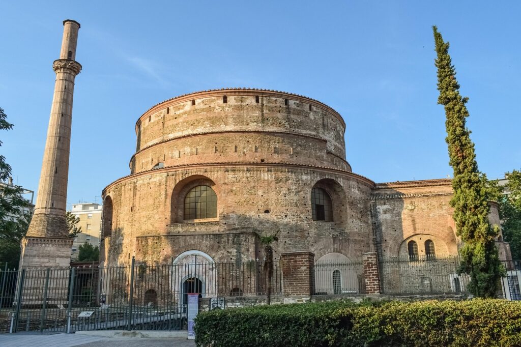 Located in Thessoloniki, the Mausoleum of Galerius is a great example of a typical Roman Tomb.