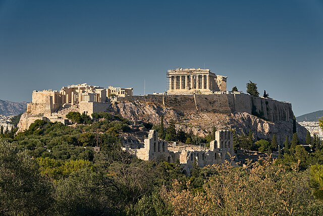 The Acropolis connects the entire city of Athens. Many modern buildings are designed with views to the Acropolis. 