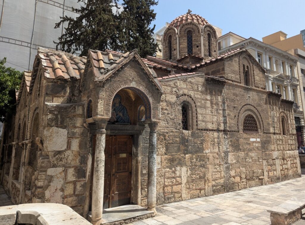 There are several great examples of Byzantine Architecture in Athens, including the Church of Panagia Kapnikarea. 