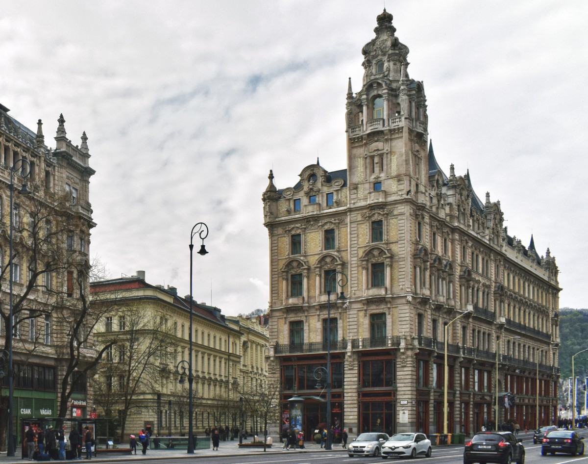 Budapest contains several important works of Art Nouveau Architecture. 