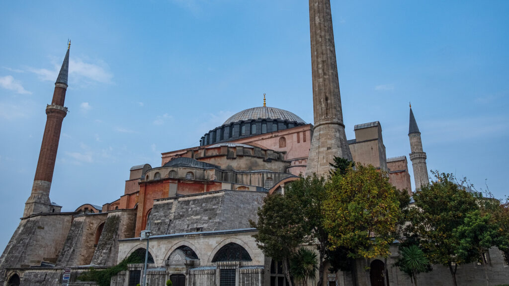The Hagia Sophia is a great example of an Eclectic Building. 