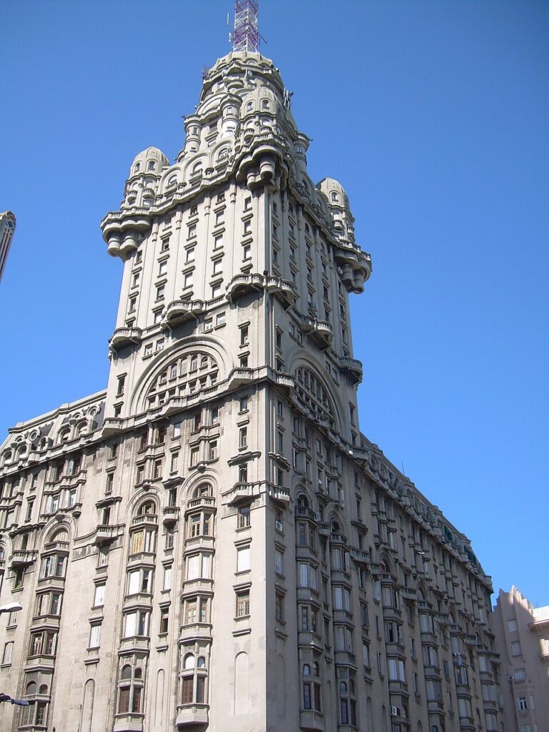 The Palacio Salvo is one of many interesting buildings in Montevideo