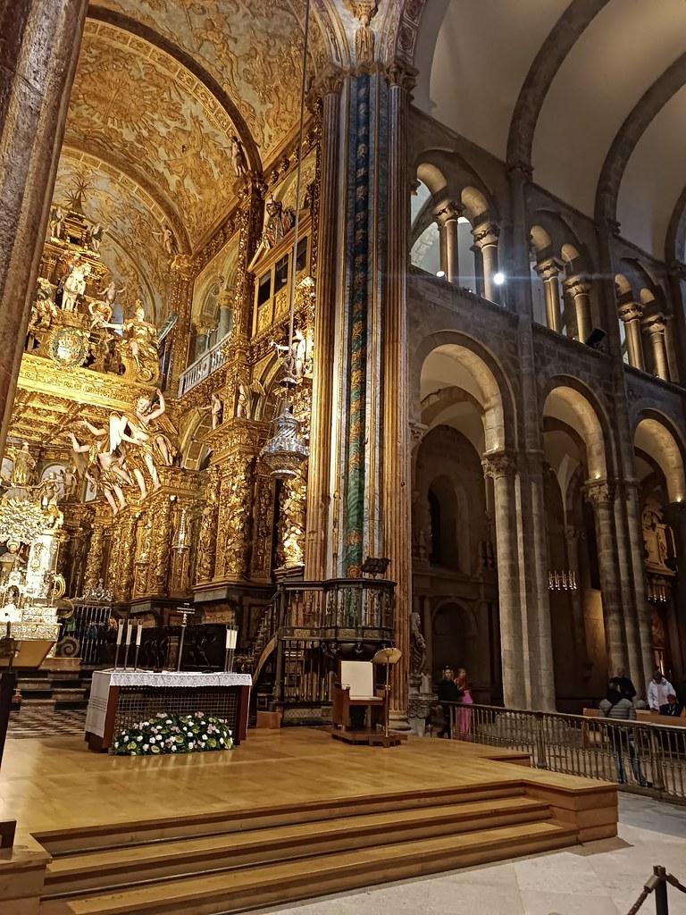 Santiago de Compostela contains a great blend of Baroque and Romanesque Architecture 