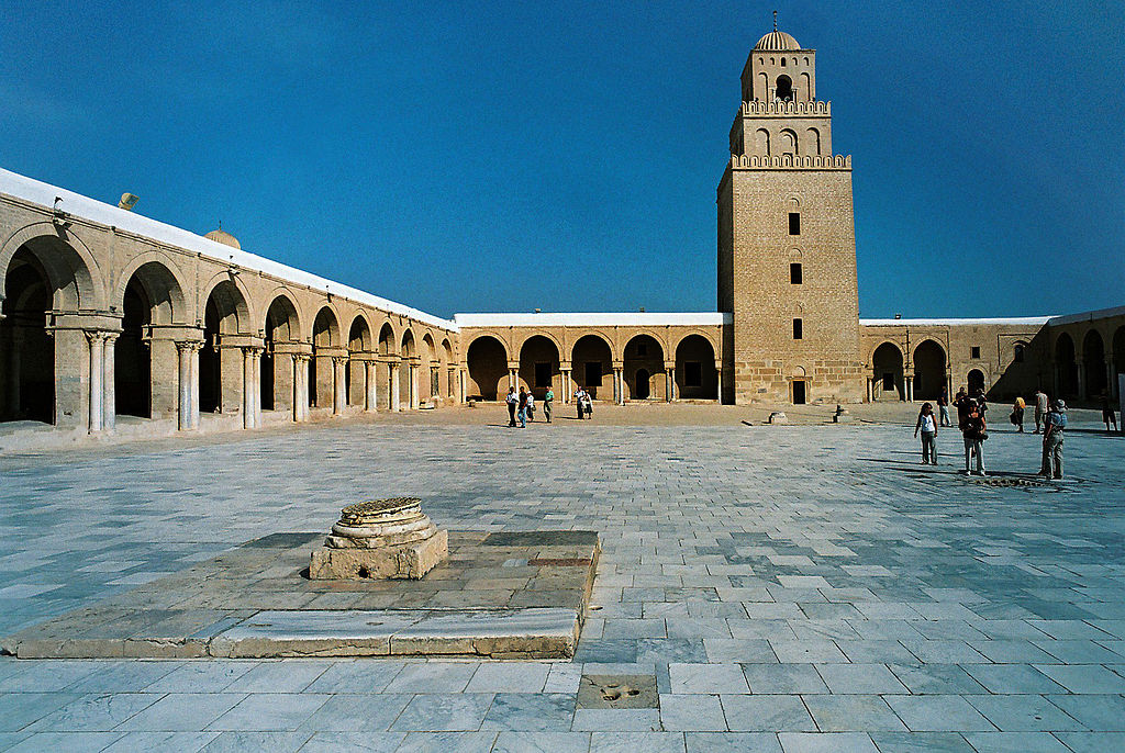 There are several mosques in North Africa that were built by the Umayyad Caliphate. 