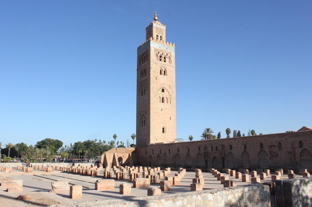 Marrakesh contains a wide assortment of Moorish buildings which include several mosques. 