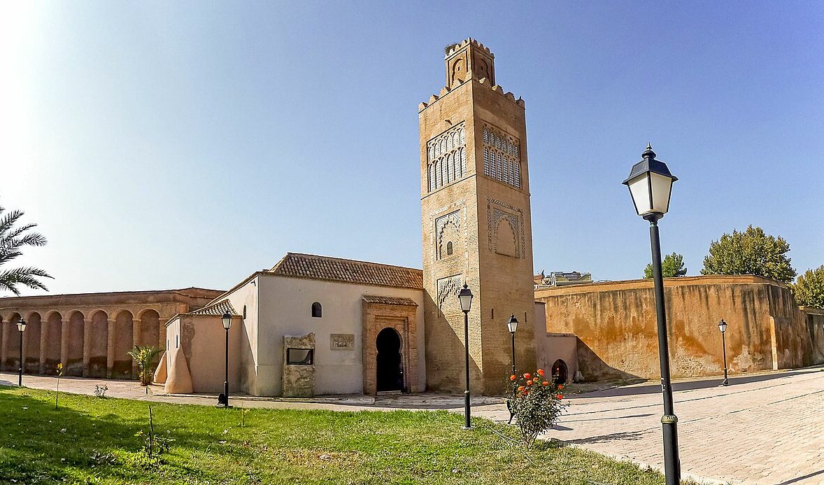 The great mosque of Tlemcen contains many typical Moorish design elements. 