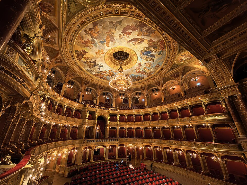 The Hungarian State Opera is one of the most impressive buildings in Budapest. 
