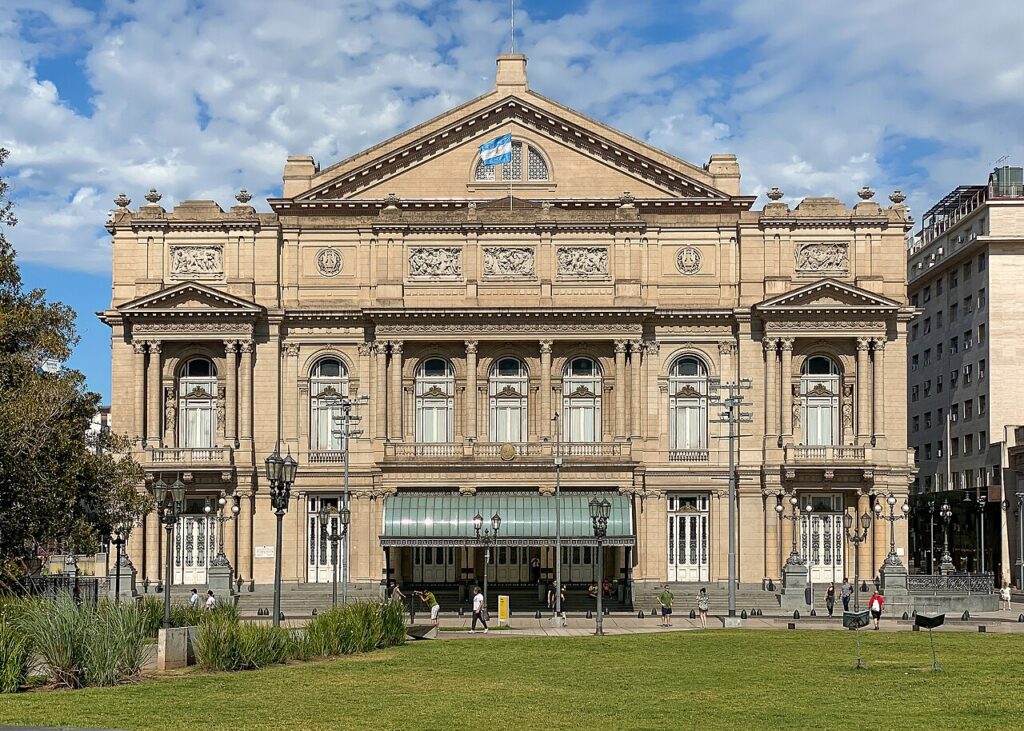 The Theatre Colon is one of many impressive revivalist buildings in Buenos Aires. 