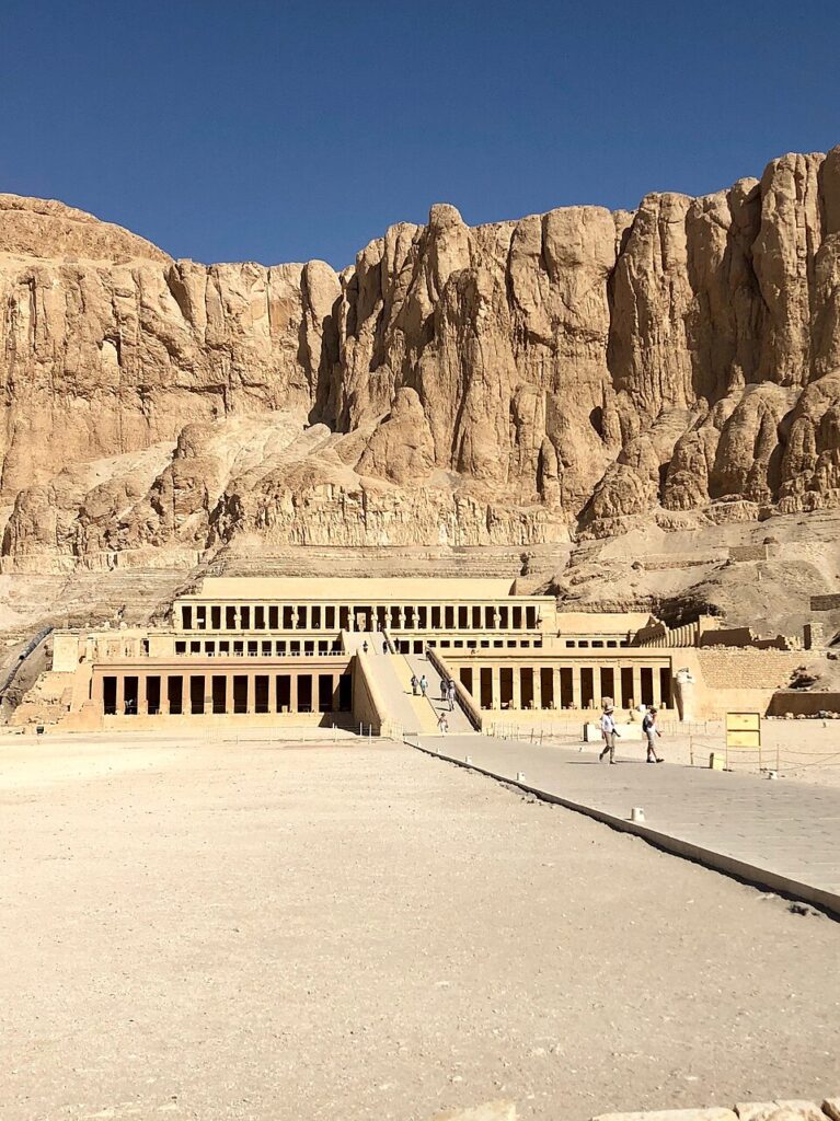 Hatshepsut was an Egyptian Pharaoh who constructed one of the world's grandest tombs. 
