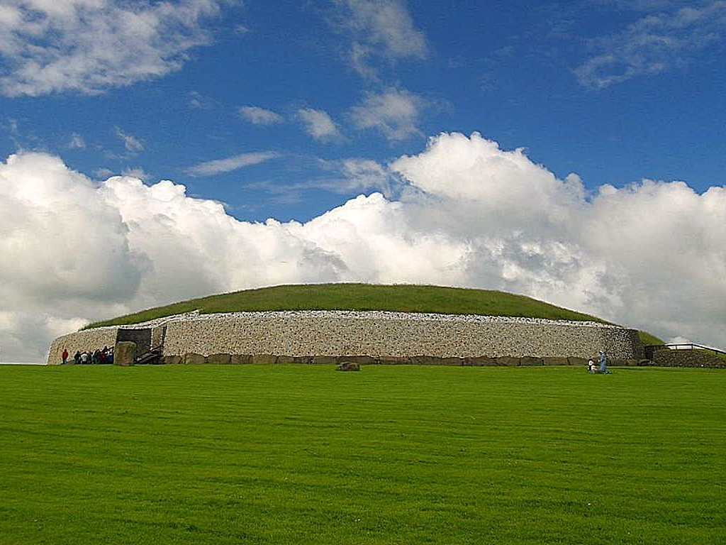 Newgrange is a large neolithic structure in the Irish countryside. Its one of the oldest and greatest tombs in the entire world. 