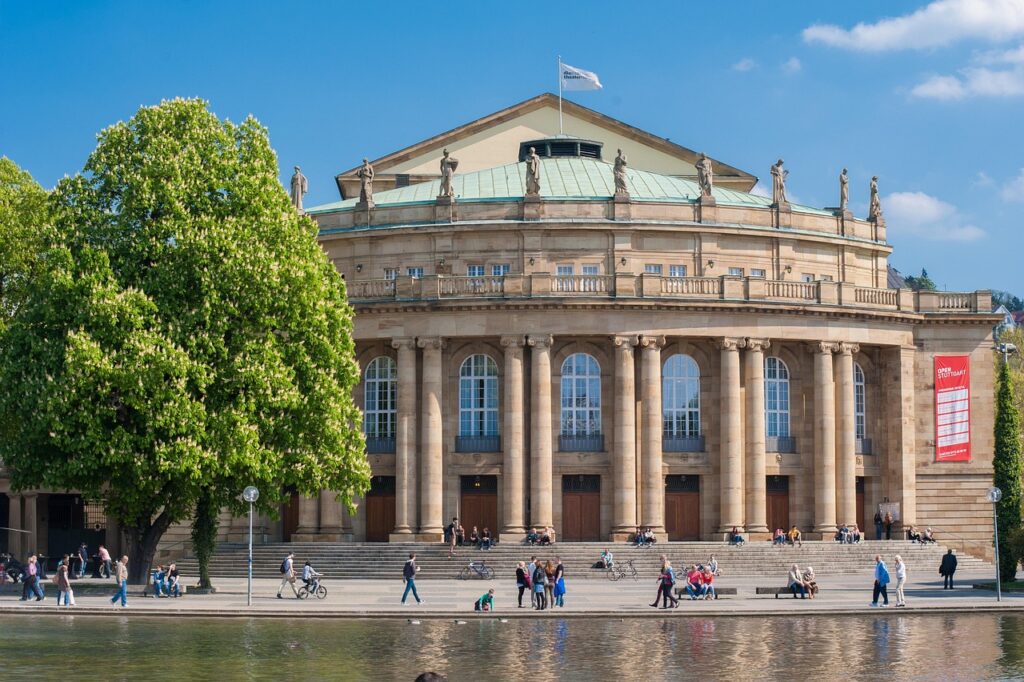 The Staatstheater is a very impressive Opera House located in Stuttgart Germany. 